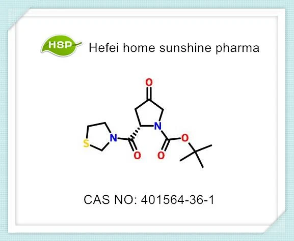 (2S) -4-oxo-2- (3-tiazolidinil-karbonil) -1-pirrolidinkarbonsav-terc-butil-észter CAS 401564-36-1