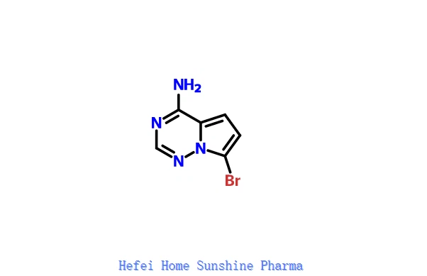 7-bróm-pirrolo [{{1}}, {{4}} - f] [{{1}}, {{4}}, {{5 }}] triazin - 4 - amin CAS 9370 4 6-98-5