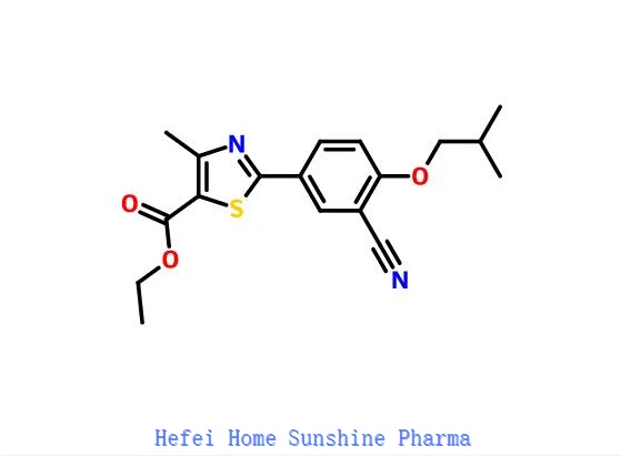 Etil-2- (3-ciano-4-izobutoxi-fenil) -4-metil-5-tiazol-karboxilát CAS 160844-75-7