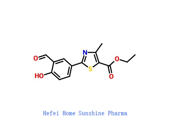 Etil-2-(3-formil-4-hidroxi-fenil)-4-metil-tiazol-5-karboxil-CAS 161798-01-2