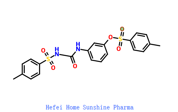 Benzolszulfonamid, 4-metil-N-[[[3-[[(4-metil-fenil) -szulfonil] -oxi] -fenil] -amino] -karbonil]-CAS 232938-43-1