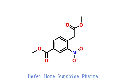 Metil-4- (2-metoxi-2-oxoetil) -3-nitro-benzoát CAS 334952-07-7